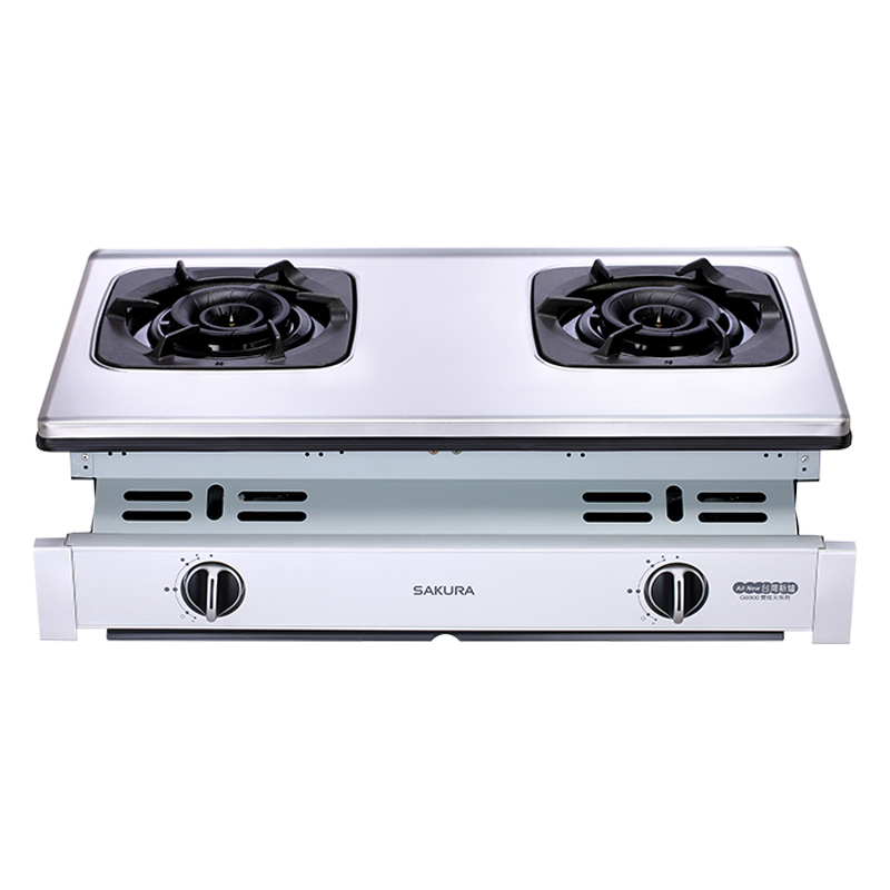 二口雙炫火嵌入爐